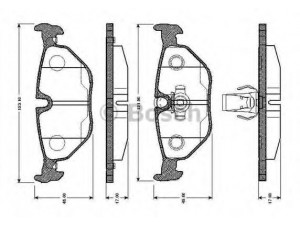BOSCH 0 986 TB2 145 stabdžių trinkelių rinkinys, diskinis stabdys 
 Techninės priežiūros dalys -> Papildomas remontas
34 21 1 163 395, 34 21 6 761 281