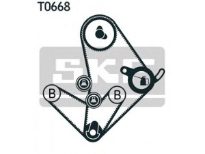 SKF VKMA 95010 paskirstymo diržo komplektas 
 Techninės priežiūros dalys -> Papildomas remontas
MD 050125, MD 050135, MD 134377