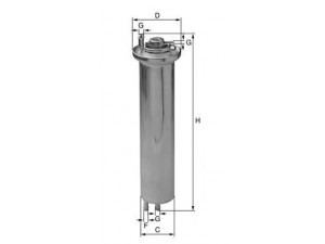 UNIFLUX FILTERS XB128 kuro filtras 
 Techninės priežiūros dalys -> Papildomas remontas
13 32 1 709 535
