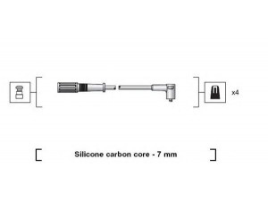 MAGNETI MARELLI 941318111204 uždegimo laido komplektas 
 Kibirkšties / kaitinamasis uždegimas -> Uždegimo laidai/jungtys