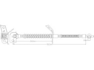 REMKAFLEX 6836 stabdžių žarnelė
587322H000