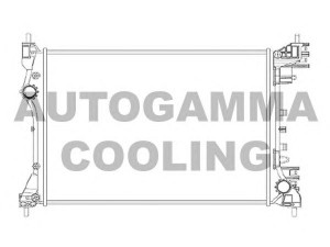 AUTOGAMMA 105365 radiatorius, variklio aušinimas 
 Aušinimo sistema -> Radiatorius/alyvos aušintuvas -> Radiatorius/dalys
50512102, 50512102