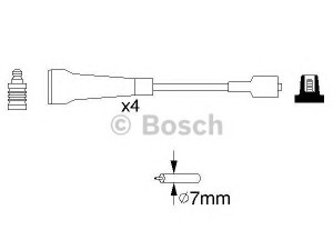 BOSCH 0 986 356 967 uždegimo laido komplektas 
 Kibirkšties / kaitinamasis uždegimas -> Uždegimo laidai/jungtys
77 00 106 221