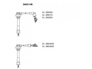 BREMI 3A00/149 uždegimo laido komplektas
MD173402