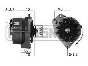 ERA 210129 kintamosios srovės generatorius 
 Elektros įranga -> Kint. sr. generatorius/dalys -> Kintamosios srovės generatorius
025 903 023, 025 903 023 C, 035 903 017 AX