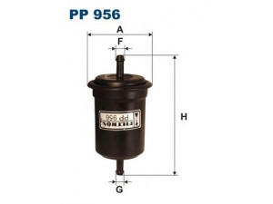 FILTRON PP956 kuro filtras 
 Filtrai -> Kuro filtras
61090, 23300-87403-000, 2330087402