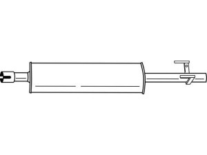 AKS DASIS SG35469 vidurinis duslintuvas