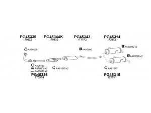 VENEPORTE 450039 išmetimo sistema 
 Išmetimo sistema -> Išmetimo sistema, visa