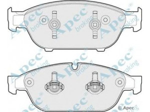 APEC braking PAD1784 stabdžių trinkelių rinkinys, diskinis stabdys 
 Techninės priežiūros dalys -> Papildomas remontas
4H0698151D, 4H0698151G