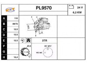 SNRA PL9570 starteris
1317220