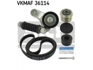 SKF VKMAF 36114 V formos rumbuotas diržas, komplektas 
 Techninės priežiūros dalys -> Techninės priežiūros intervalai
11 28 7 515 316, 11 28 7 532 146