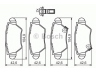 BOSCH 0 986 494 014 stabdžių trinkelių rinkinys, diskinis stabdys 
 Techninės priežiūros dalys -> Papildomas remontas
1605025, 1605037, 1605039, 1605040