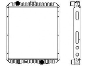 SAKURA  Automotive 1321-0313 radiatorius, variklio aušinimas