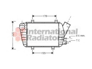 VAN WEZEL 58004154 tarpinis suslėgto oro aušintuvas, kompresorius 
 Variklis -> Oro tiekimas -> Įkrovos agregatas (turbo/superįkrova) -> Tarpinis suslėgto oro aušintuvas
701145805A