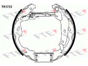 FTE TK1723 stabdžių trinkelių komplektas 
 Techninės priežiūros dalys -> Papildomas remontas
424216, 424217, 424228, 424216