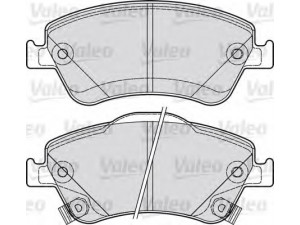 VALEO 601040 stabdžių trinkelių rinkinys, diskinis stabdys 
 Techninės priežiūros dalys -> Papildomas remontas
04465-02160, 04465-02200, 04465-02210