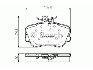 BOSCH 0 986 TB3 174 stabdžių trinkelių rinkinys, diskinis stabdys 
 Techninės priežiūros dalys -> Papildomas remontas
002 420 21 20, 002 420 21 20 05