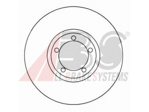 A.B.S. 16195 stabdžių diskas 
 Stabdžių sistema -> Diskinis stabdys -> Stabdžių diskas
5025610, 5029815, 5209815, 6952852