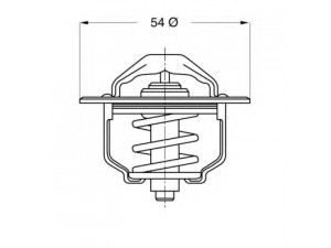 WAHLER 3103.79 termostatas, aušinimo skystis 
 Aušinimo sistema -> Termostatas/tarpiklis -> Thermostat
9845 0800, 9845 0800