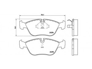 BREMBO P 86 013 stabdžių trinkelių rinkinys, diskinis stabdys 
 Techninės priežiūros dalys -> Papildomas remontas
271587, 271859, 30648381, 30793799