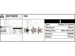 EDR DC73628 stabdžių apkaba 
 Dviratė transporto priemonės -> Stabdžių sistema -> Stabdžių apkaba / priedai
5 8300 1G 300