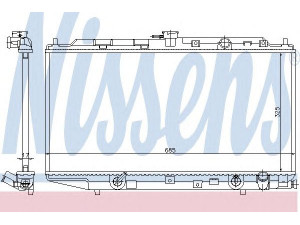 NISSENS 622551 radiatorius, variklio aušinimas 
 Aušinimo sistema -> Radiatorius/alyvos aušintuvas -> Radiatorius/dalys
19010-PM3-901, 19010-PM3-902