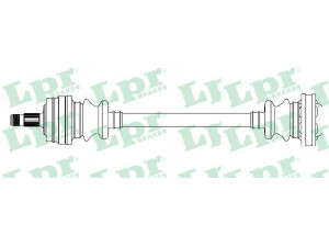 LPR DS30005 kardaninis velenas 
 Ratų pavara -> Kardaninis velenas
1243503010, 1293504010