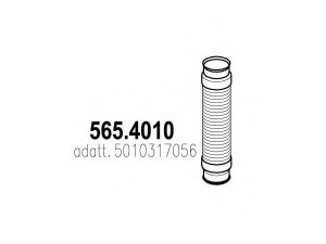 ASSO 565.4010 lanksti žarna, išmetimo sistema 
 Išmetimo sistema -> Išmetimo vamzdžiai
5010317056