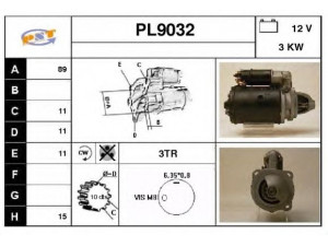 SNRA PL9032 starteris
26294R