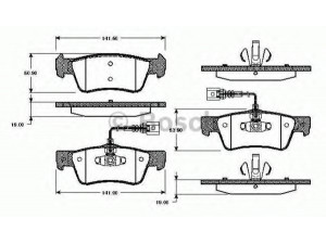 BOSCH 0 986 TB2 968 stabdžių trinkelių rinkinys, diskinis stabdys 
 Techninės priežiūros dalys -> Papildomas remontas
7H8 698 451, 7L6 698 451