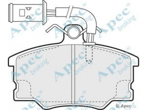 APEC braking PAD697 stabdžių trinkelių rinkinys, diskinis stabdys 
 Techninės priežiūros dalys -> Papildomas remontas
60743564, 60760114