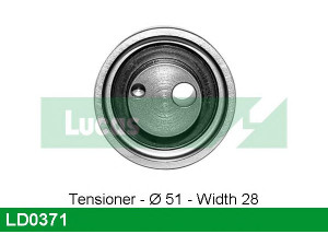 LUCAS ENGINE DRIVE LD0371 įtempiklio skriemulys, paskirstymo diržas
12810-71C00, 12810-71C01, 12810-71C02