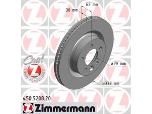 ZIMMERMANN 450.5208.20 stabdžių diskas 
 Dviratė transporto priemonės -> Stabdžių sistema -> Stabdžių diskai / priedai
SDB 000 612, SDB 000 613, SDB 000 614