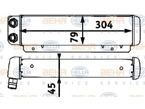 HELLA 8MO 376 725-391 alyvos aušintuvas, variklio alyva 
 Aušinimo sistema -> Radiatorius/alyvos aušintuvas -> Alyvos aušintuvas
102 180 02 65, A 102 180 02 65