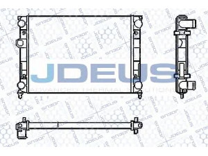 JDEUS RA0300380 radiatorius, variklio aušinimas 
 Aušinimo sistema -> Radiatorius/alyvos aušintuvas -> Radiatorius/dalys
6N0121253A, 6N0121253B