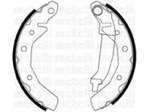 METELLI 53-0046 stabdžių trinkelių komplektas 
 Techninės priežiūros dalys -> Papildomas remontas
53200-70810, 96268079, PW891731