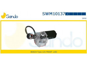 SANDO SWM10137.0 valytuvo variklis 
 Priekinio stiklo valymo sistema -> Varikliukas, priekinio stiklo valytuvai
61618353433, 61638353433