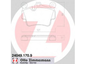ZIMMERMANN 24049.170.9 stabdžių trinkelių rinkinys, diskinis stabdys 
 Techninės priežiūros dalys -> Papildomas remontas
997 351 939 02, 997 351 939 03