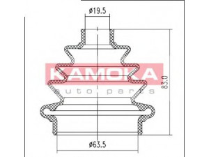 KAMOKA 1146258 gofruotoji membrana, kardaninis velenas 
 Ratų pavara -> Gofruotoji membrana