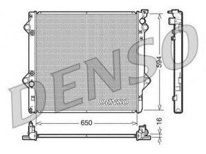 DENSO DRM50036 radiatorius, variklio aušinimas
1640062231, 1640075440, 1640075441