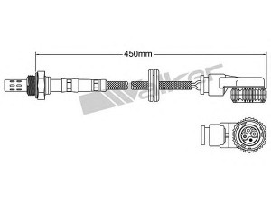 WALKER PRODUCTS 250-24674 lambda jutiklis 
 Variklis -> Variklio elektra
000 540 29 17