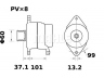 MAHLE ORIGINAL MG 51 kintamosios srovės generatorius
11 150 850, 11150851, 00 11 150 850