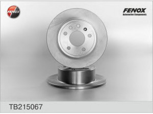 FENOX TB215067 stabdžių diskas 
 Stabdžių sistema -> Diskinis stabdys -> Stabdžių diskas
569101, 569205, 90272328