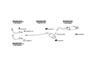 VENEPORTE 550241 išmetimo sistema 
 Išmetimo sistema -> Išmetimo sistema, visa