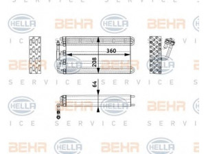 HELLA 8FV 351 330-131 garintuvas, oro kondicionierius 
 Oro kondicionavimas -> Garintuvas
81 61920 0013