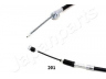 JAPANPARTS BC-201 trosas, stovėjimo stabdys 
 Stabdžių sistema -> Valdymo svirtys/trosai
46420-10150