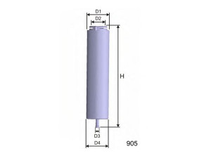 MISFAT E101 kuro filtras 
 Techninės priežiūros dalys -> Papildomas remontas
13327788700, 13327793672, 13327811401