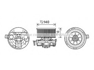 AVA QUALITY COOLING RT8574 elektrovariklis, vidinis pūtiklis 
 Šildymas / vėdinimas -> Orpūtė/dalys
7701055135, 7701056965