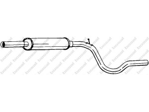 BOSAL 279-119 vidurinis duslintuvas 
 Išmetimo sistema -> Duslintuvas
6K9.253.409B, 6K9.253.409N, JZW.253.409P