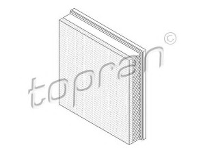 TOPRAN 207 034 oro filtras 
 Techninės priežiūros dalys -> Techninės priežiūros intervalai
1654 600 QOH, 44 11 279, 44 14 665